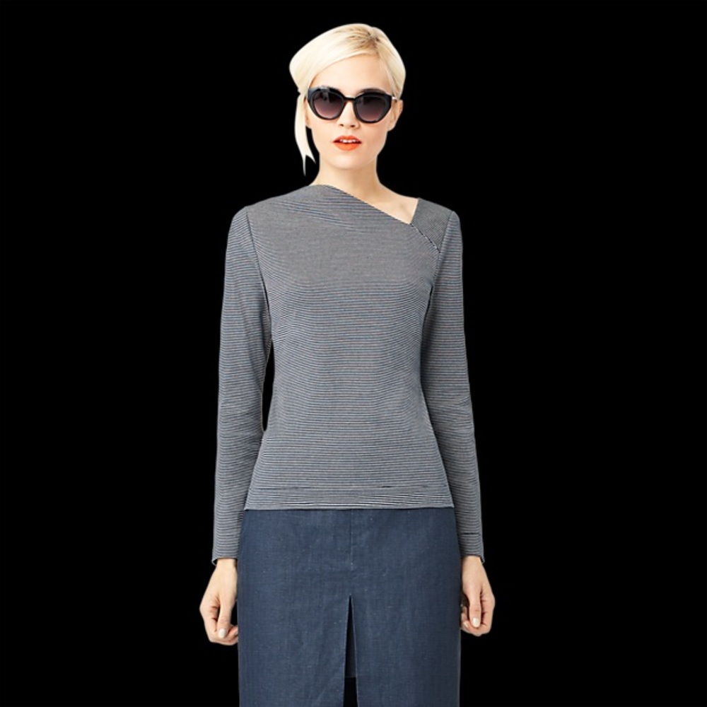 Kate Spade striped knit top.